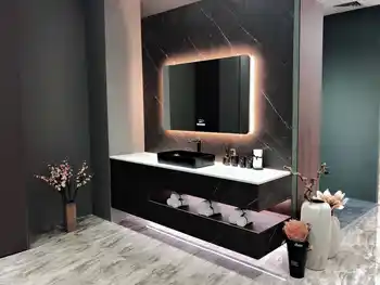 

modern customize vanity marble vanities smart bathroom lighting bluetooth hotel bath cabinet custom size shower cabinet