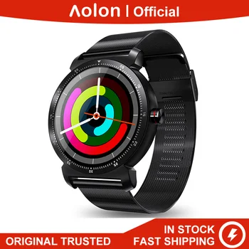 

Aolon K88Hplus Bluetooth HD CaLL Round Screen Display Heart Rate Monitor Pedometer Fitness Tracker Smartwatch For Android IPhone