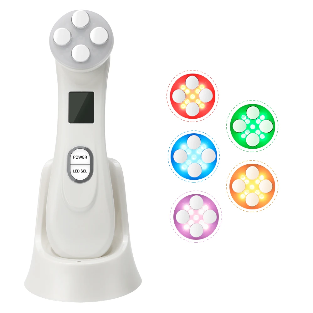 

Electroporation Mesotherapy LED Photon Light Therapy RF EMS Skin Rejuvenation Face Lifting Tighten Massage Beauty Machine