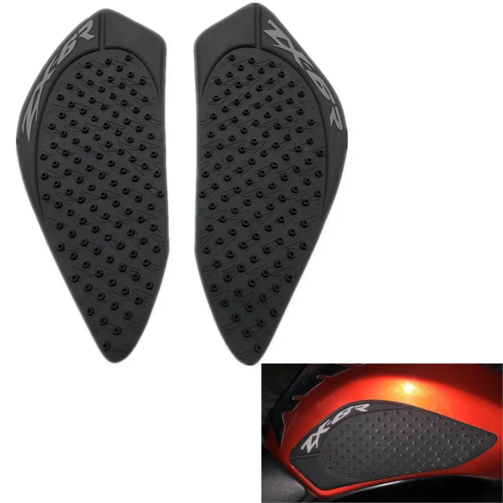 

Наклейка на бак для Kawasaki ZX6R 636 2009-2012, боковые газовые накладки на колено, тяга 3 м, наклейка на заднюю часть 09, 10, 11, 12, противоскользящая накладка на бак