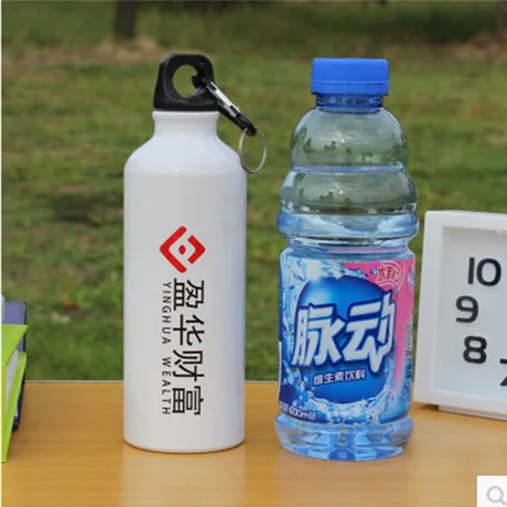 Бутылка для воды Однослойная бутылка для воды из нержавеющей стали Наружная Спортивная бутылка запаянный герметичный 500 мл 600 мл 750 мл Горячая