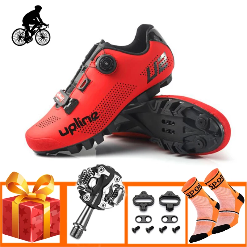 

Athletic Unisex Sapatilha Ciclismo Mtb Cycling Shoes Add SPD Pedales Bicicleta Self-locking Breathable Mountain Bike Sneakers