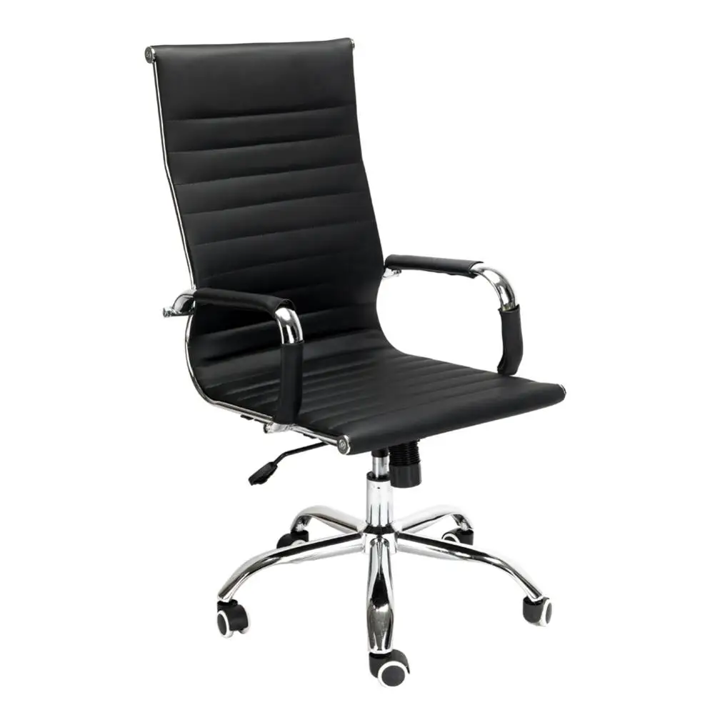 

PU Leather gaming chair office High Back Swivel Chair 360 Degree Rotating Black 101-108 Adjust Hight for Home Office