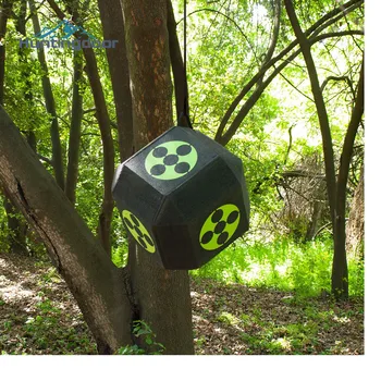 

Archery Target EXPE Arrow Targets Dice Shape Black 22cm 1.5kg for 10lbs~45lbs Bow Practice Shooting Bow Arrow Accessory