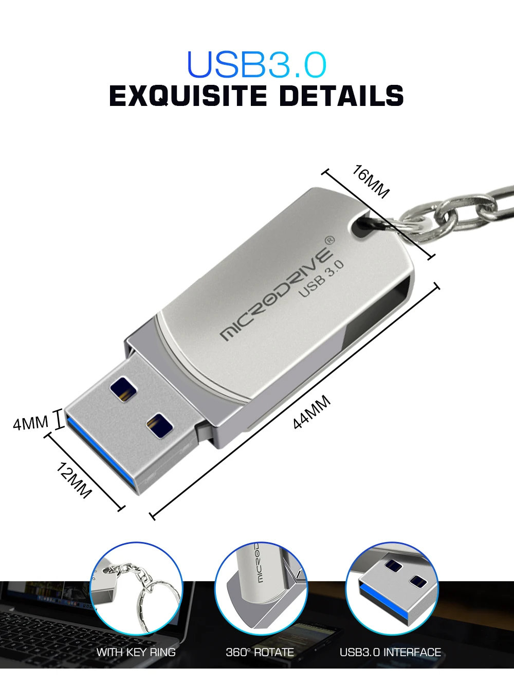 USB 3.0 32GB 64GB Real capaciteit usb 3.0 flash drive 128GB pendrive 16GB 8GB pen drive u disk memory stick флешка usb best usb stick