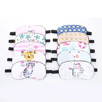 

1Pcs Sleeping Eye Mask Abstract art Tiger Pattern Sleeping Eye Patch for Travel Relax Aid Blindfolds Cotton Masks YZ-20