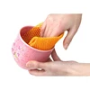 2PC Kitchen Towels Dish Washing Cloth Mesh Towel Wipes Absorbable Soft Window Car Rags Bathroom Microfiber Cleaning Cloth 5