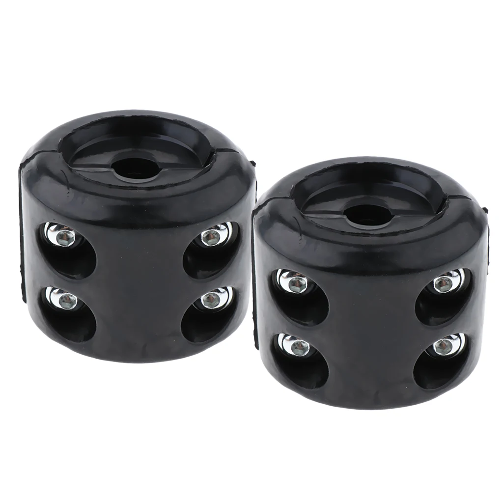 2 Piece ATV UTV Winch Rubber Line Cable Lift Stopper Rubber Cushion + Screws