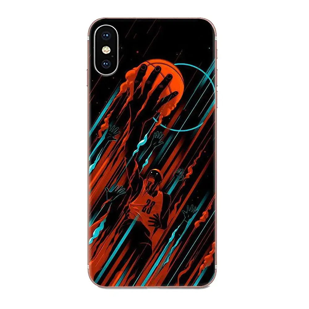 as picture Баскетбол Мода для Apple iPhone 4 4s 5 5C 5S SE 6 6S 7 8 11 Plus Pro X XS Max XR мягкий TPU модный мобильный телефон - Цвет: as picture