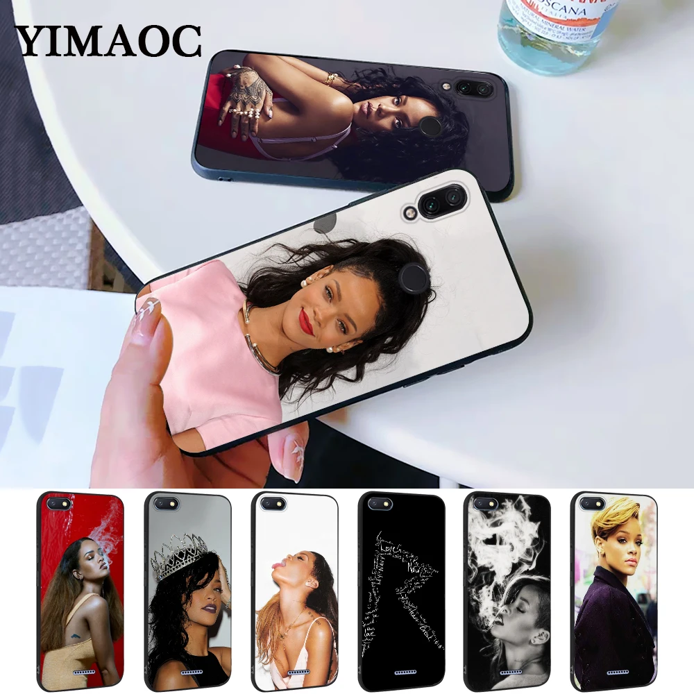 Робин Rihanna Fenty силиконовый чехол для Redmi 4A 4X5 плюс 5A 6 Pro 6A 7 7A K20 S2 Go |
