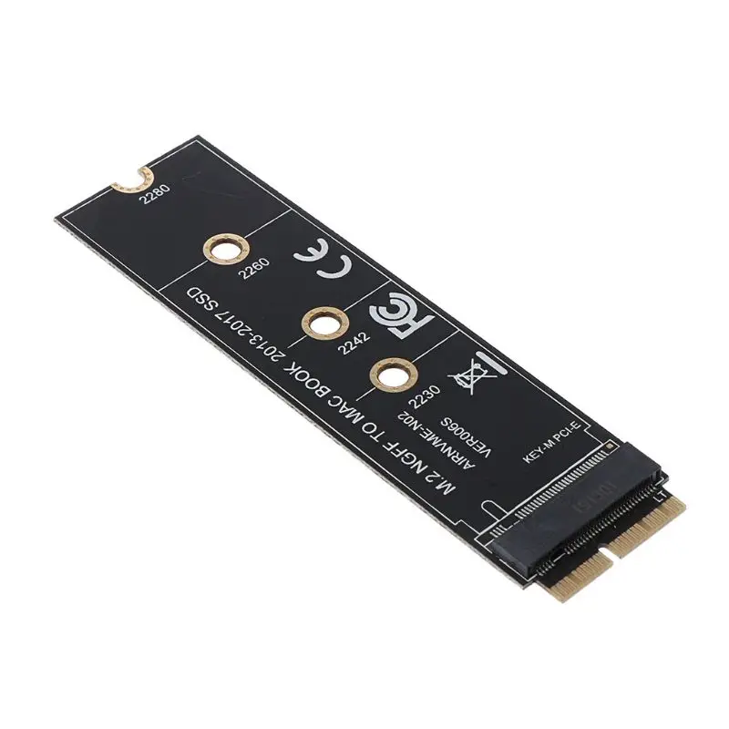 M 2 PCIE NVME SSD Adapter Converter Card for Apple MAC Air PRO 2013 2016 SSD 3