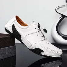 New Elastic Band Driving Men Casual Shoes Plus Size Bigger Size Man Leather Shoes Spring Autumn Male Leisure Flat Men's Shoes New Elastic Band Driving Men Casual Shoes Plus Size Bigger Size Man Leather Shoes Spring Autumn Male Leisure Flat Men's Shoes