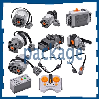 

Technical Power Function Servo Motor Polarity Switch IR Remote Control Receiver Battery Box Compatible All Brands technic Kits