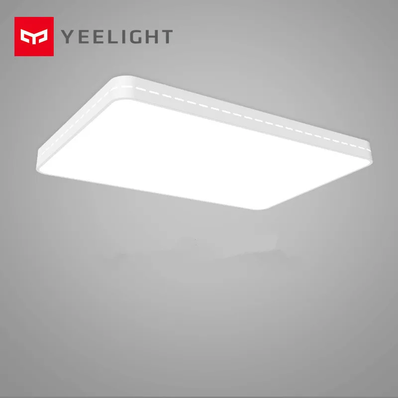 Xiao mi jia Yeelight умный потолочный светильник Pro квадратный светодиодный 96x64 см плюс лампа Голосовая/mi домашнее приложение управление для спальни гостиной - Цвет: hollow shell