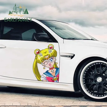 

EARLFAMILY 43cm x 31cm for Toma Shin Sailor Moon PK Anime Peeking Windshield Decals Motorcycle Car Stickers Laptop Windows