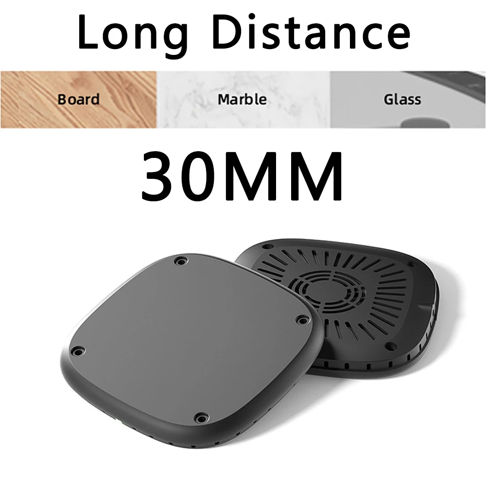 Qi invisible True Wireless Charger Long Distance 30MM Wireless Charging Pad for iPhone 11 Pro XR Samsung S21 Ultra S20 Xiaomi Mi
