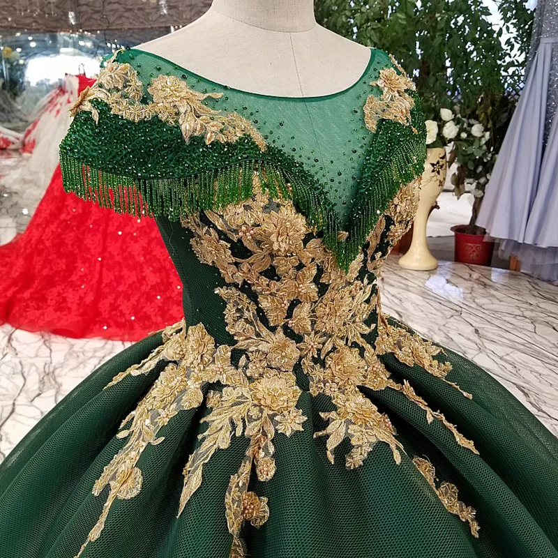 LS35499 бальное платье вечернее с аппликациями коротким рукавом O образным вырезом