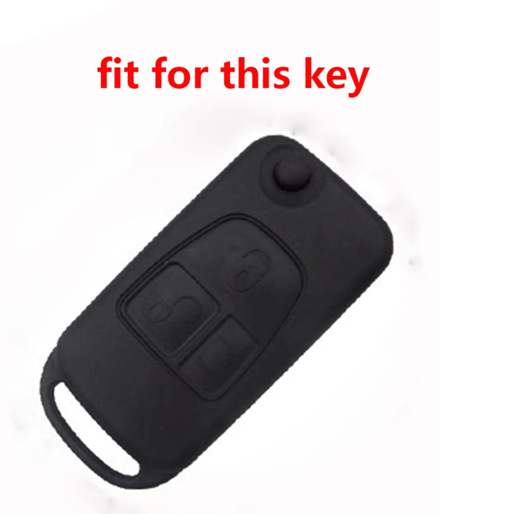 Key Holder Cover for Mercedes Benz ML W163 W140 S280 ML320 SLK C CL S SL SEL Car Key Case Fob Flip Folding Car Accessories