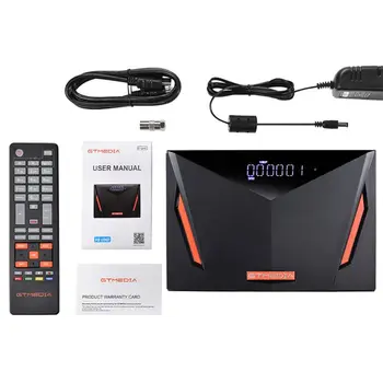 

Gtmedia v8 uhd dvb s2 receptor de satélite builtin wifi suporte h.265 DDVB-S/s2 R91A