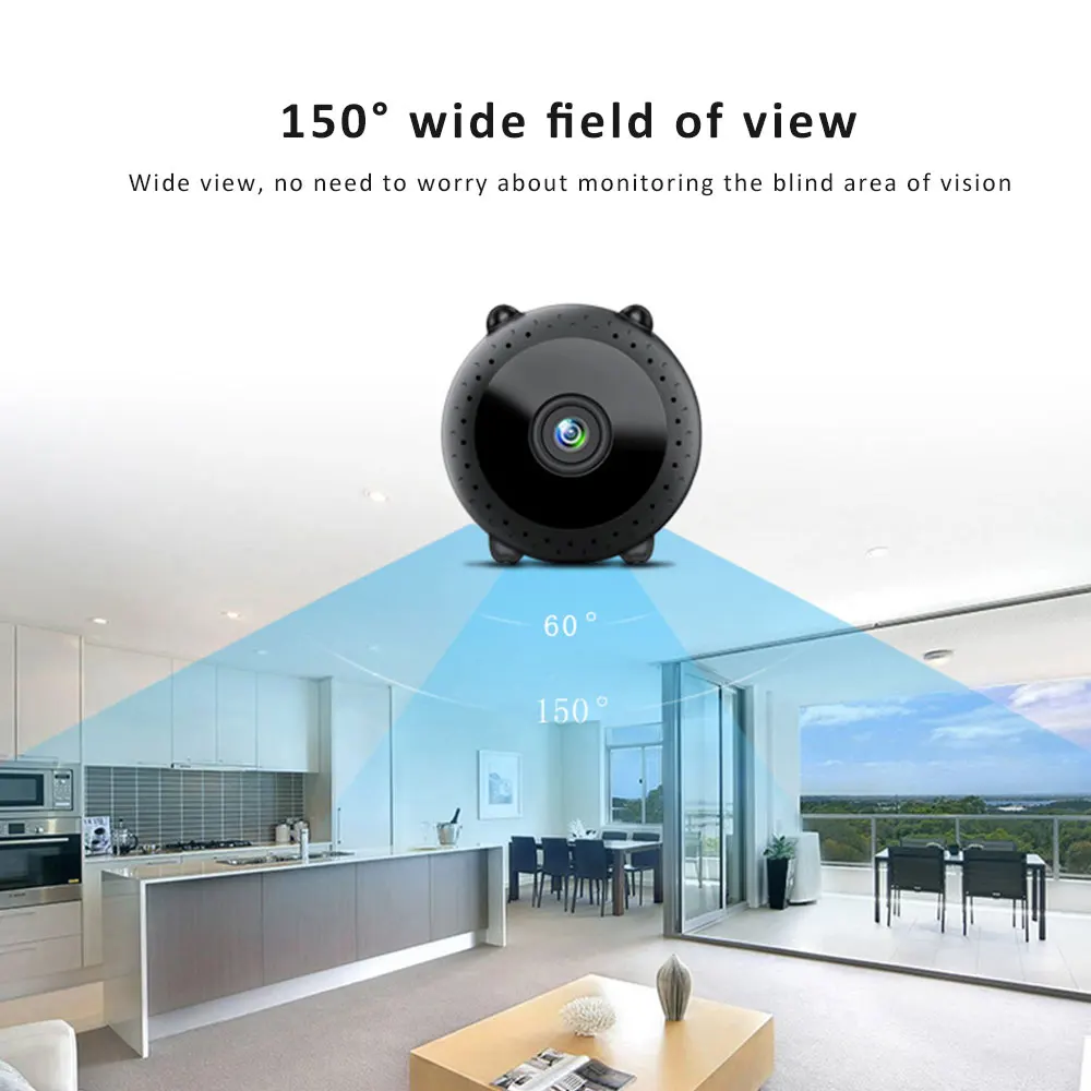Мини-камера видеокамера HD 1080P микро DVR видеокамера широкоугольный 150 ° Мини Инфракрасный монитор ночного видения Скрытая маленькая камера