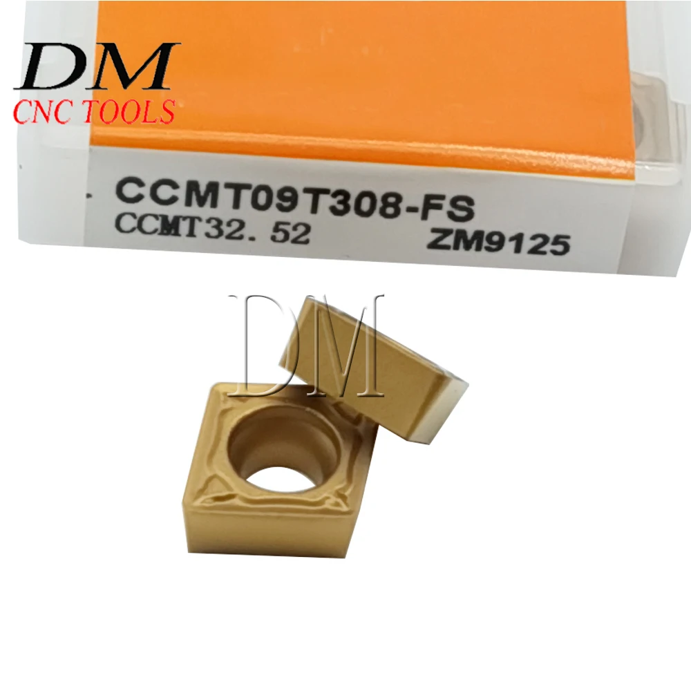 CCMT09T304 CCMT09T308 FS ZM9125 высококачественный токарный станок, твердосплавные вставки, токарные инструменты с ЧПУ для стали, нержавеющая сталь