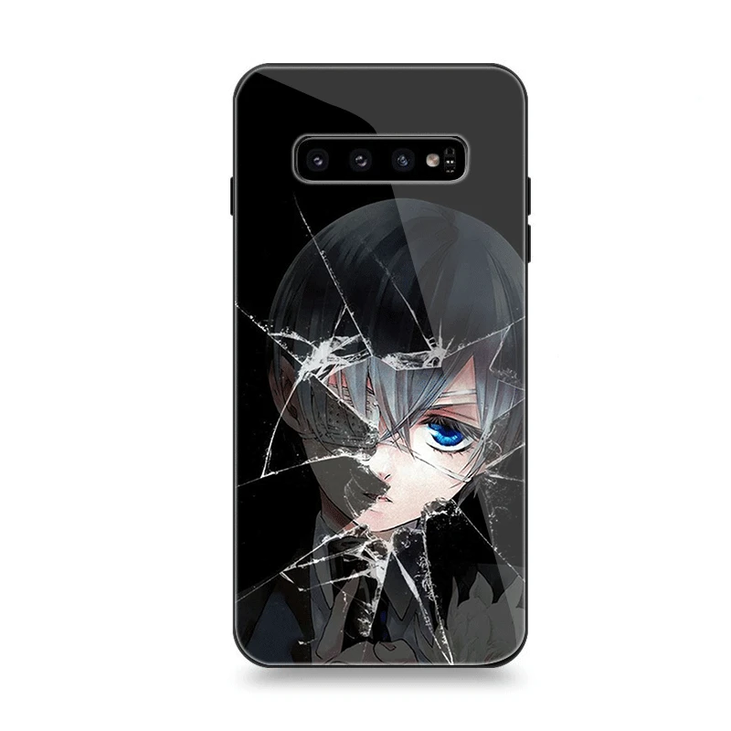 Чехол для телефона Стекло для samsung A70 A50 A30 A40 A20 A60 A10 S7 край S8 S9 S10 плюс Чехол(«Темный дворецкий»