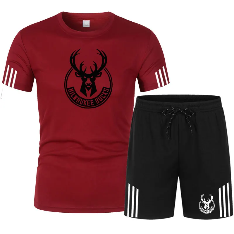 Men's 2Piece Cotton T-Shirt + Shorts - Image 6