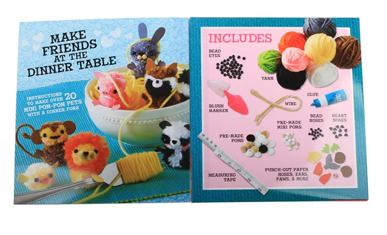 America Klutz Handmade Diy Weaving Small Pet Yarn Small Animal Pom Pets Toy Tools Books In Puzzles From Toys Hobbies On Aliexpress