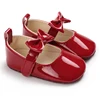 Baby Spring And Autumn Style Lovely Bow Solid Color Soft Sole Princess Shoes 0-18 Months Newborn Baby Casual Walking Shoes 2