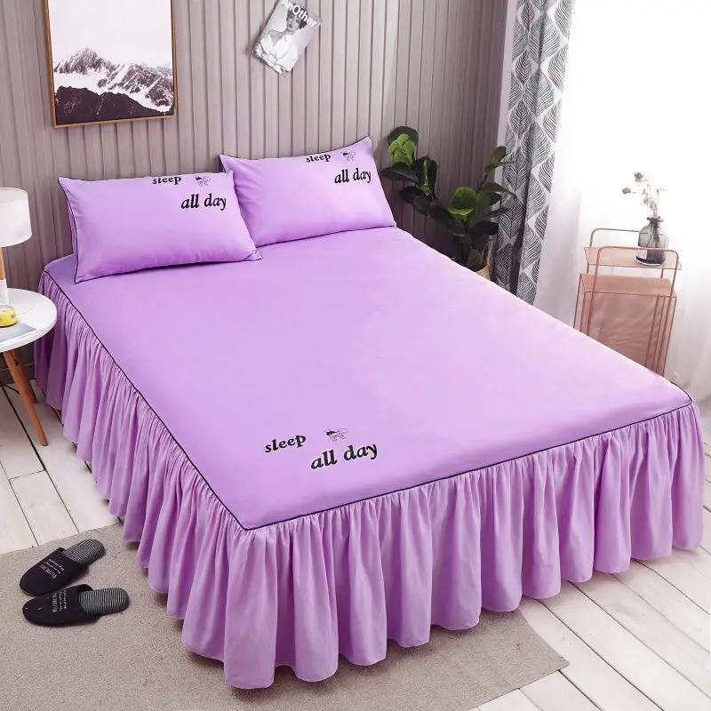 

3PCS/Set Decor Home Bed Sheets 100% Cotton Textile Bedding Flat Sheet Flower Bed Sheet+ Pillow Covers Pillow Soft Warm Bedsheets