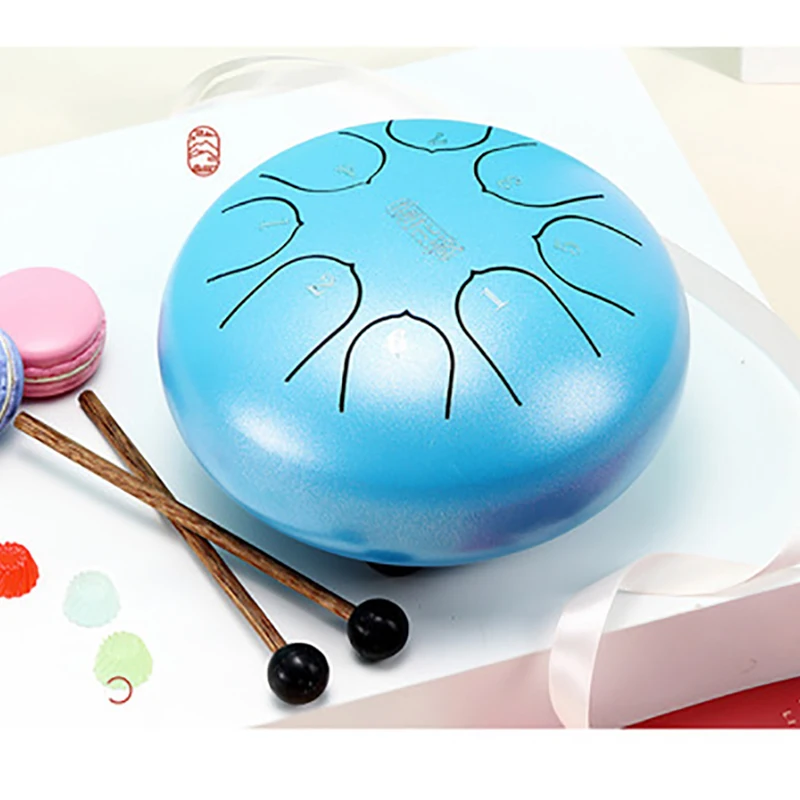 

Empty Drum 8 Notes Instruments Stainless Percussion Instruments For Children Tongue Drum Professional