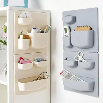 

Plastic Self-adhesive Kitchen Refrigerator Fridge Storage Rack Organizer Cleaning Sponge Vegetable Fruit Kitchen Tools
