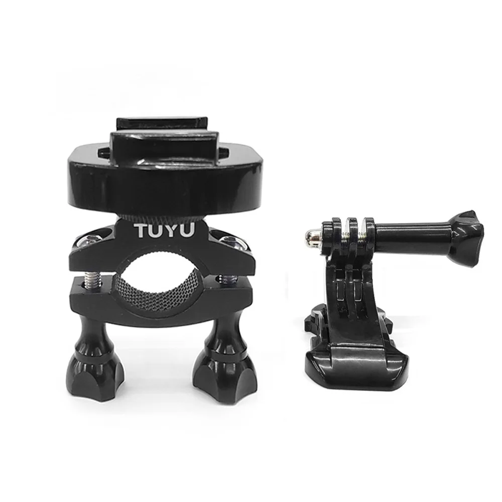 TUYU для Gopro аксессуары для мотоцикла велосипедный руль алюминиевый кронштейн для Gopro hero 8 7 6 5 4 sjcam xiaomi yi 4K камера DJI - Цвет: bracket-A