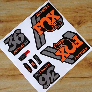 

2018 Fox 36 Mountain Bike Front Fork replacement Stickers for fox MTB Race Dirt Decals free shipping