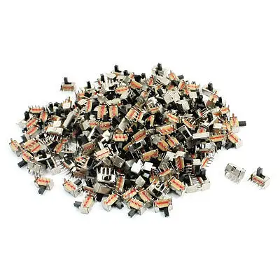 

300Pcs 2 Position 3Pins 1P2T Mini Panel Slide Switch DC 50V 0.8A