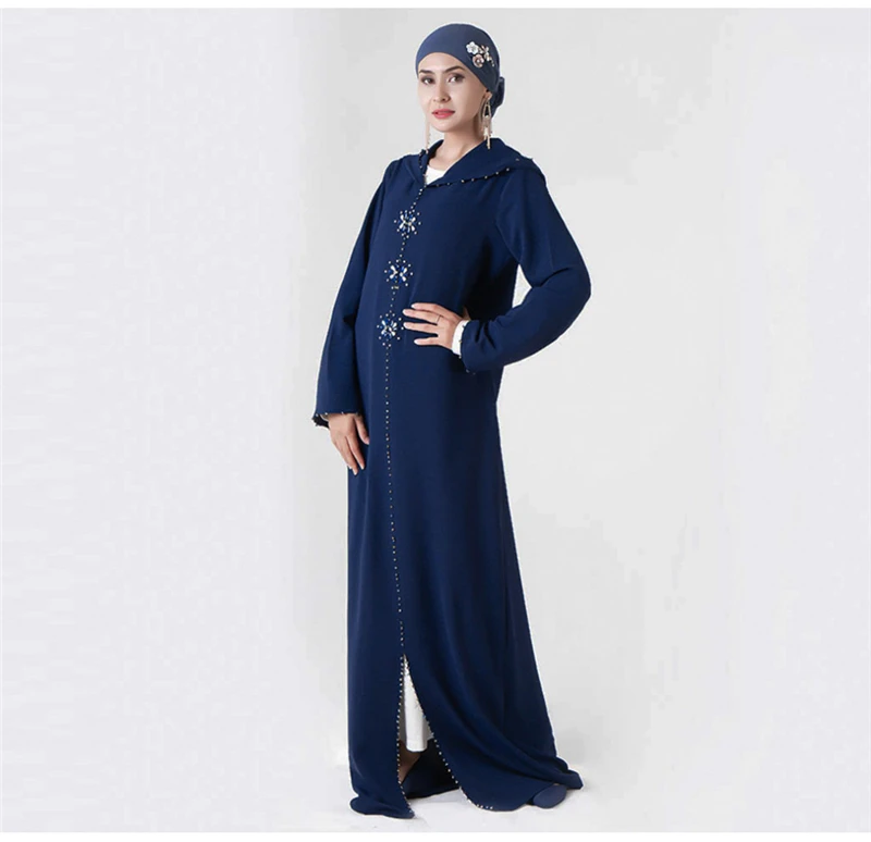 Arabic Islamic Abaya Turkey Hijab Muslim Dress Clothing Women Caftan Dubai Kaftan Robe Musulmane Tesettur Elbise Turkish Dresse (10)