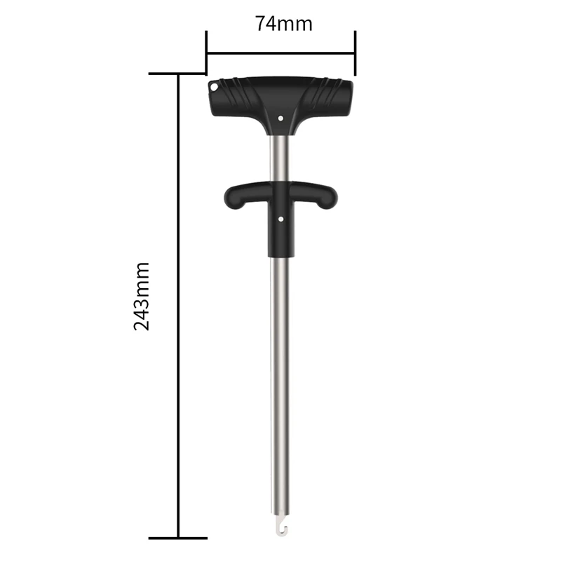Antiruggine Alluminio Gancio di Pesca Remover Extractor E in Acciaio Inox Pinze di Pesca con Il Fodero di Nylon Kit