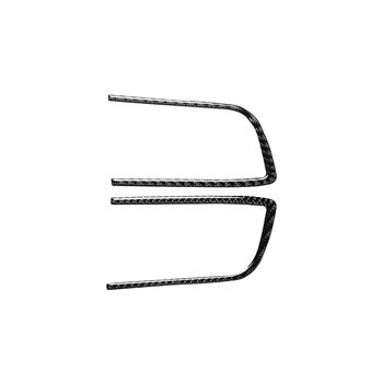 

For Toyota Prado FJ150 FJ 150 2003-2009 Headlight trim sticker Exterior Decal Black 2pcs Carbon Fiber