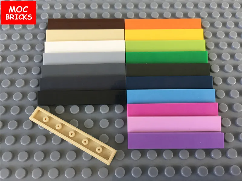 20 шт./лот кубики Moc сделай сам плитки на заказ 1x6 подходят для 6636 образовательных