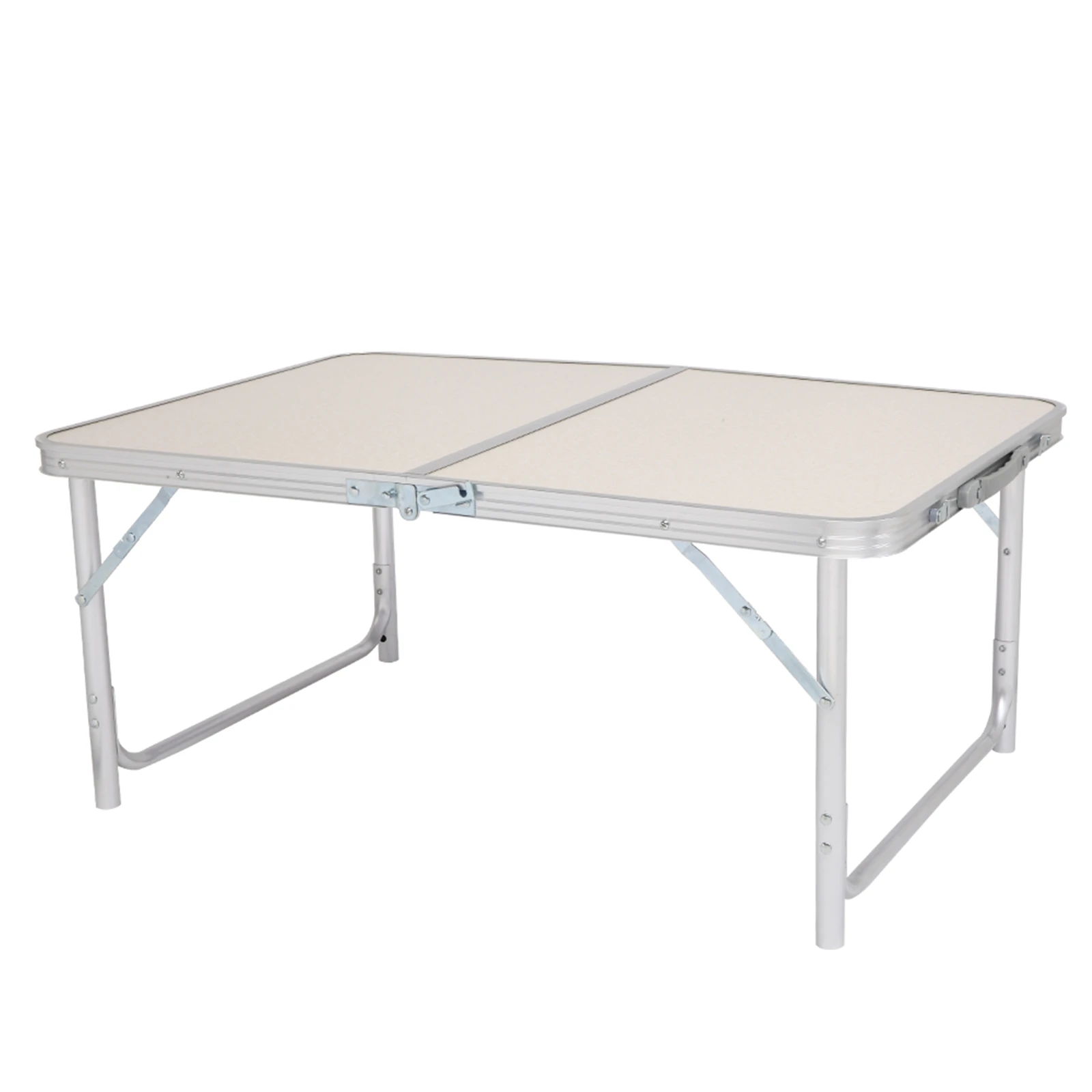 Details about   90 x 60 x 70cm White Folding Table Aluminum Alloy Party Picnics Camping Home Use 