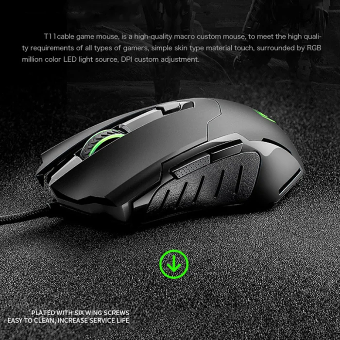 Игровая мышь с подсветкой 2400 точек/дюйм 5,8 ГГц проводная USB мышь для настольного компьютера NC99