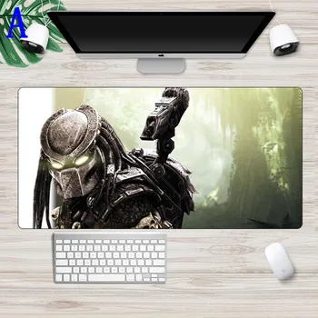 

Large 60x30cm Predator Warrior Movie mouse pad Office Computer Gaming mousepad Rubber Locking Edge Keyboards Desk Mat