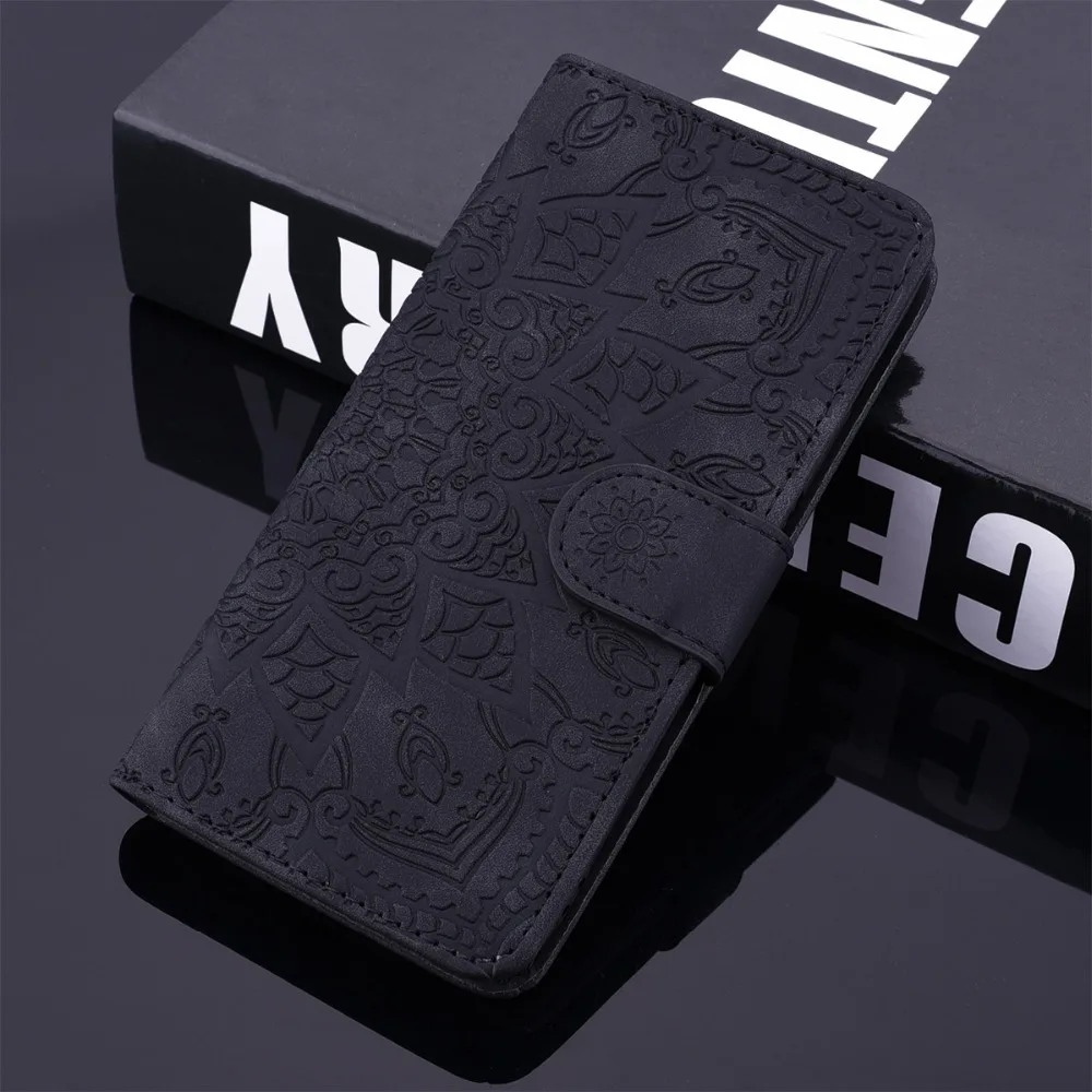 Матовый кожаный чехол-раскладушка для телефона с отверстиями для samsung Galaxy A50 A70 A80 A30 A40 A20 A10 A10E A20E A10S A20S A30S A50S флип 3D Мандала Книга чехол