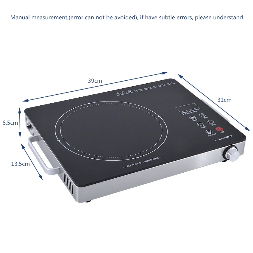 3000W 39*31cm Touch Control Electric Ceramic Stove Induction Cooker 180min Timing Power Adjusting No Radiation Cooktop JN-20A6B