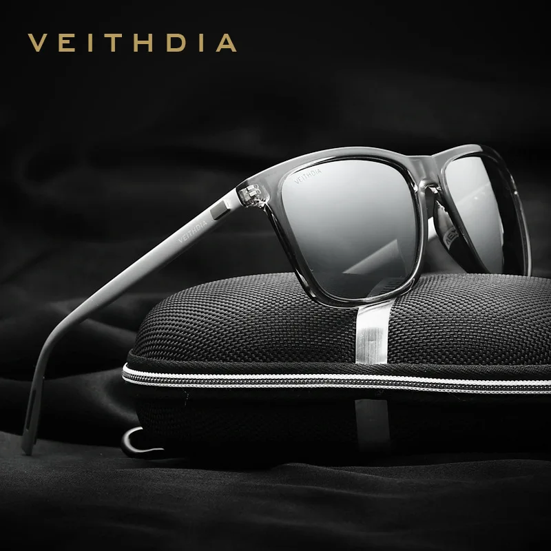 

VEITHDIA HD Polarized Sunglasses Original Men New Arrival Branded Eyes Protect Sun Glasses With Box Designer Eyewear 6108