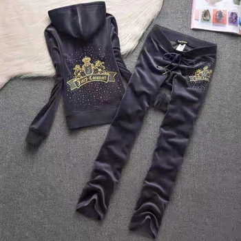 

Women Two Piece Sets Slim Tracksuit 2020 Spring Autumn Fashion Hooded Sweatshirts Sporting Suit Female