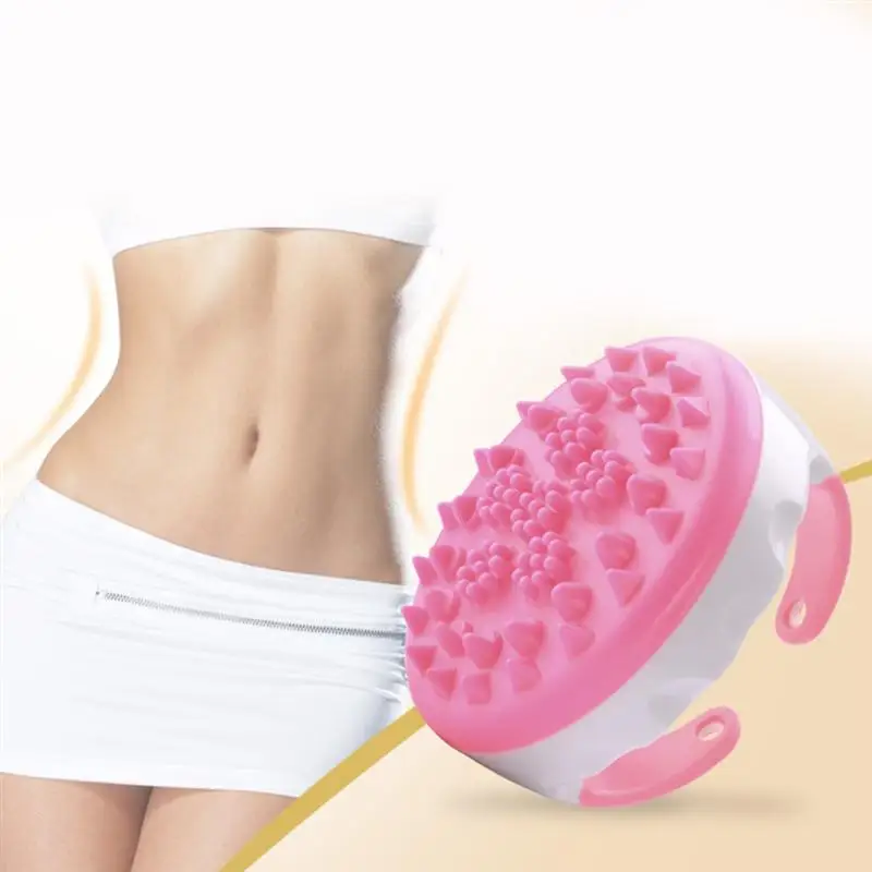 Portable Handheld Silicone Massage Brush Foot Massager Shower Brush Bath Massager For Slimming Women Shaping Beauty