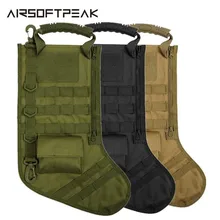 Тактические рождественские носки Molle, чулки для украшения свалки, охотничьи армейские аксессуары, хранение инструментов, сумка, военные сумки