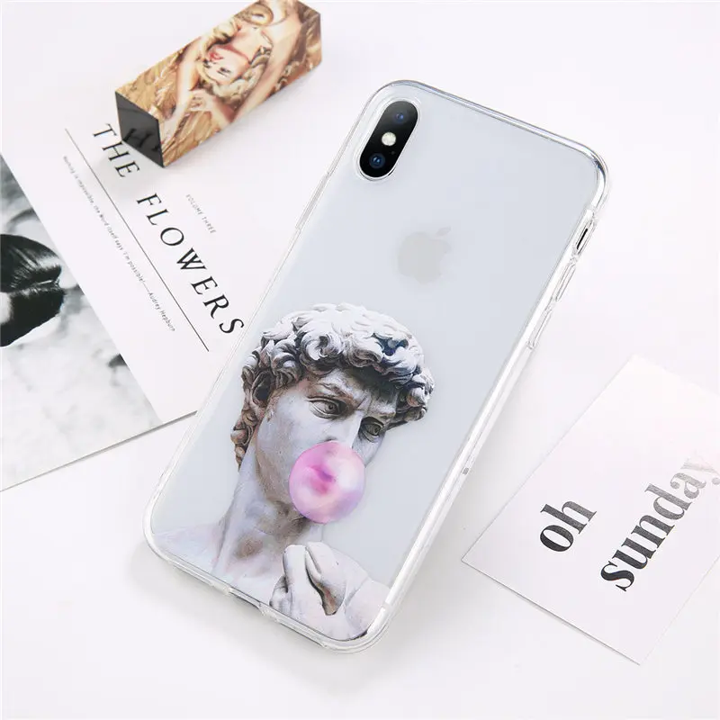 6432 Чехол для телефона Moskado, для пар, для iPhone 6, 6 s, 7, 8 Plus, 5S, SE, с надписью Love, прозрачный, художественный, для iPhone X, XR, XS, Max, мягкая задняя крышка из ТПУ - Цвет: 6432