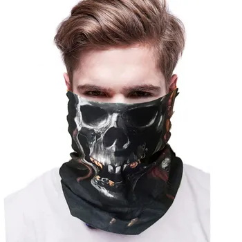 

Outdoor Face Covers Multi Functional Quick Dry Windproof UV Protection Head Scarf Climbing Cycling Printed Bibs